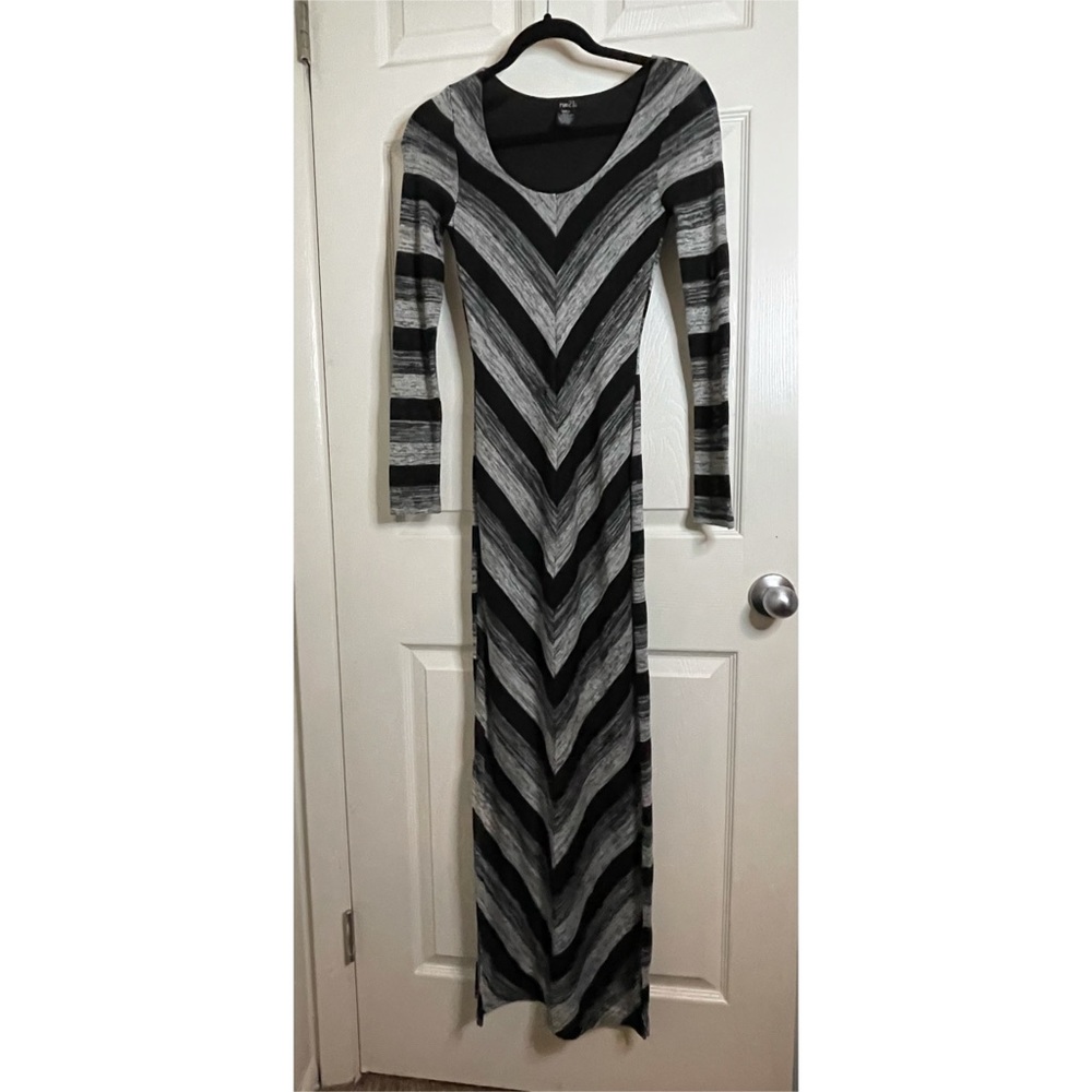 Small long sleeve maxi dress